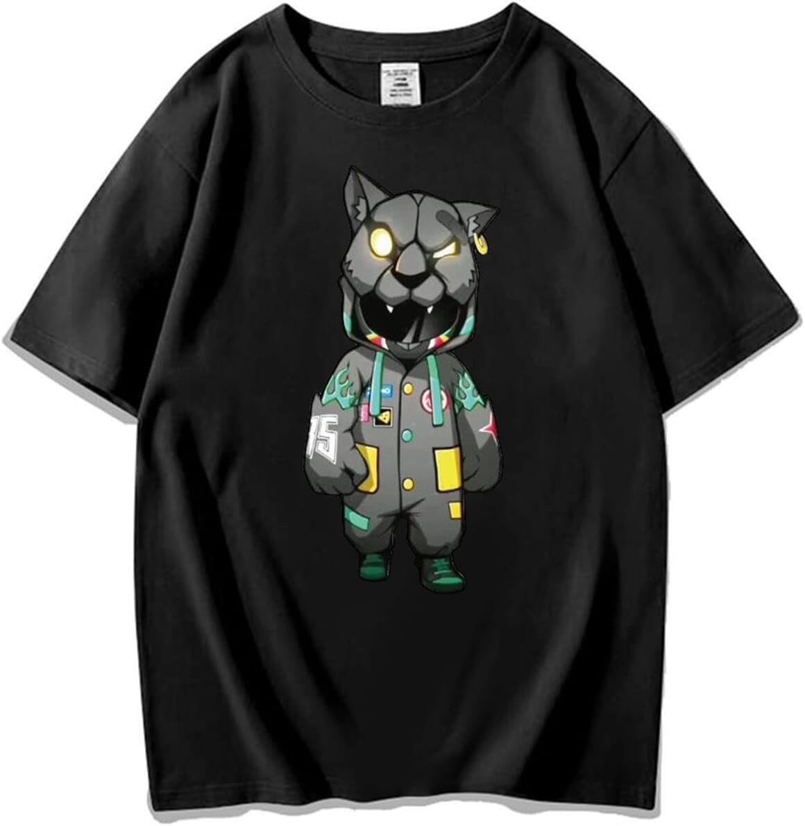 Amazon.co.jp: 王一博（ワン・イーボー）Tシャツ 半袖 ヒョウ猫