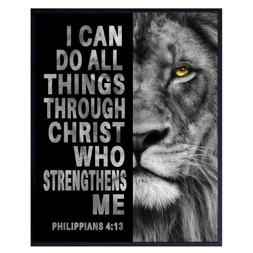 Christian Wall Art & Decor for Men - Inspirational...