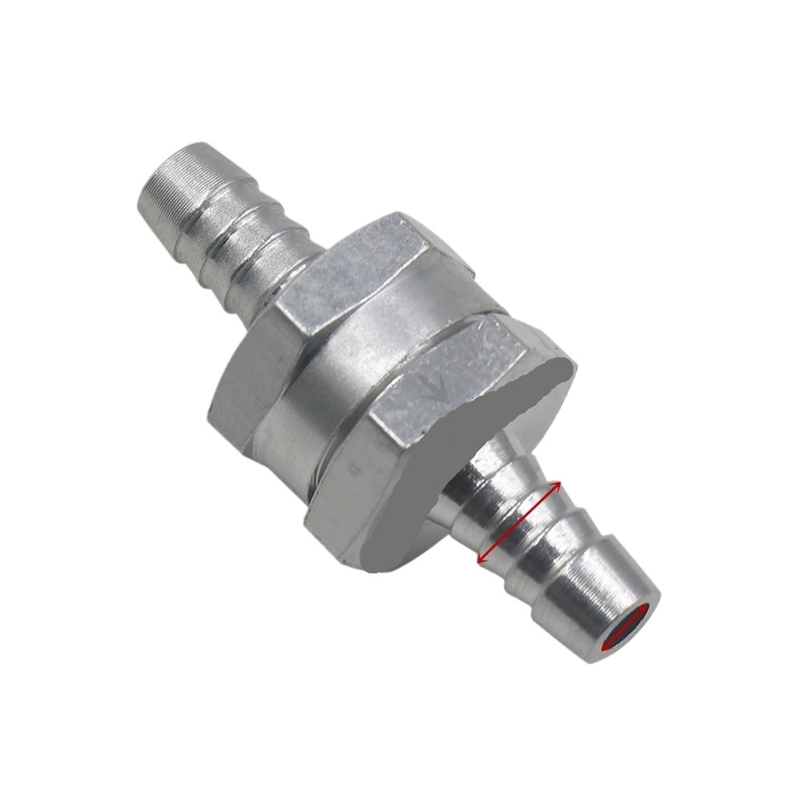 6/8/10/12mm Aluminium Alloy Non Return Check Valve(8mm)