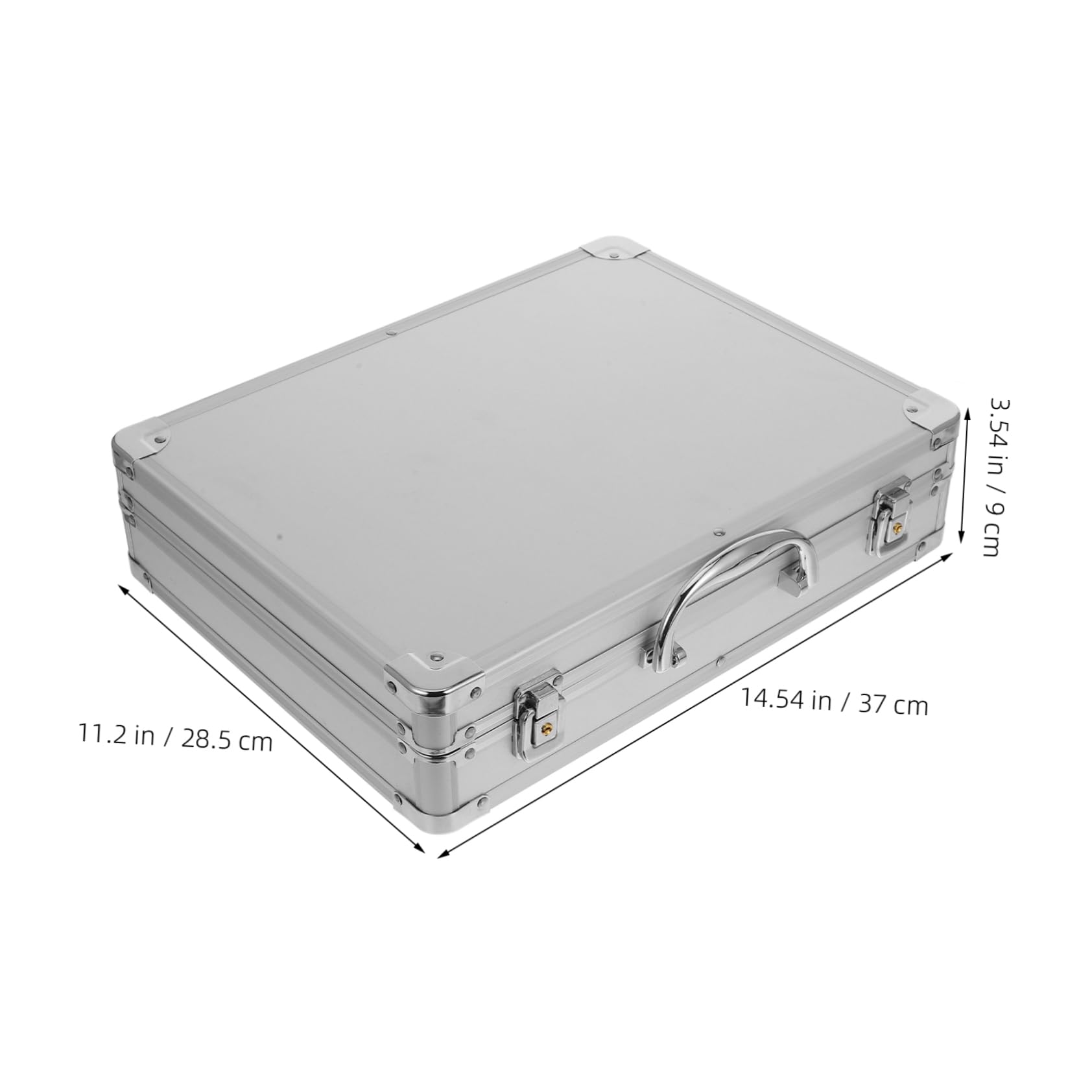 SEWACC Maletín Para Herramientas De Gran Capacidad Asa Caja De Aleación De Aluminio Para Almacenamiento Práctico y Duradero