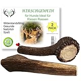 Diese Hirschgeweih Beisse Kauknochen sind für alle Hunderassen geeignet, für Welpen und Erwachsene, alle Größen, klein (XS und S), mittel (M), groß (L) und riesig (XL und XXL).