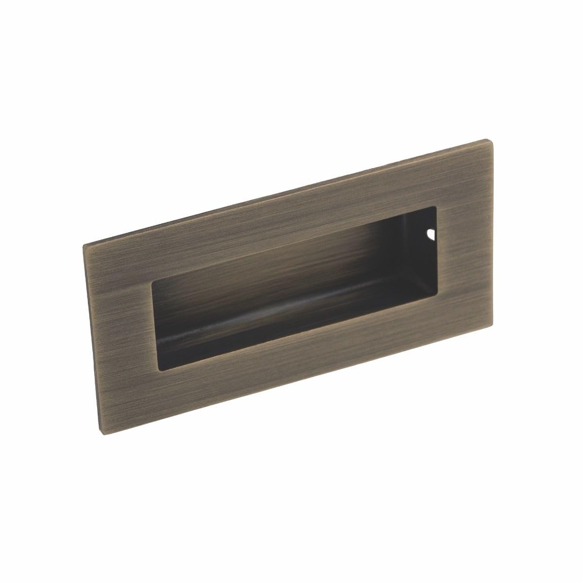Carlisle Brass Antique Brass Eurospec Recessed Flush Pull Handle Rectangular 102 X 51Mm