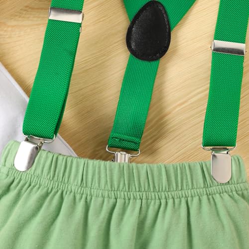Image of Baby Boys 1st Birthday Cake Smash Outfit Hungry Caterpillar Bodysuit Bloomers Adjustable Y Back Suspenders Clothes Set