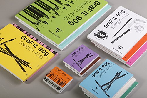 Clairefontaine 96694C Graf’It Stapled Pad – 80 Sheets Drawing Sketch ...