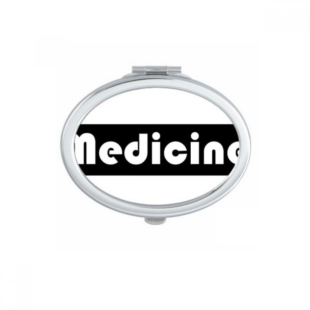 Miroir de poche médical rouge ovale, le cadeau mignon pour étudiante infirmière