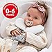 NUK 100% Silicone Comfy Orthodontic Pacifiers, 0-6 Months, Neutral Fashion, Timeless Collection, 5 Count