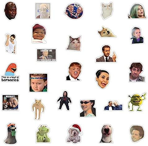 Affoto Trendy Meme Stickers(200 PCS),Gift for Children Teens Adults,Funny Vine Meme Stickers,Laptop Sticker Pack,Bumper,Water Bottles,Computer,Phone,Car Stickers and Decals