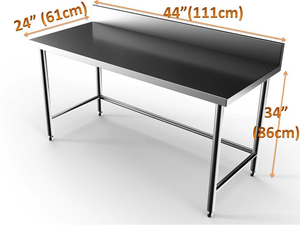 AAYAS INTERNATIONAL Stainless Steel Work Table with 4
