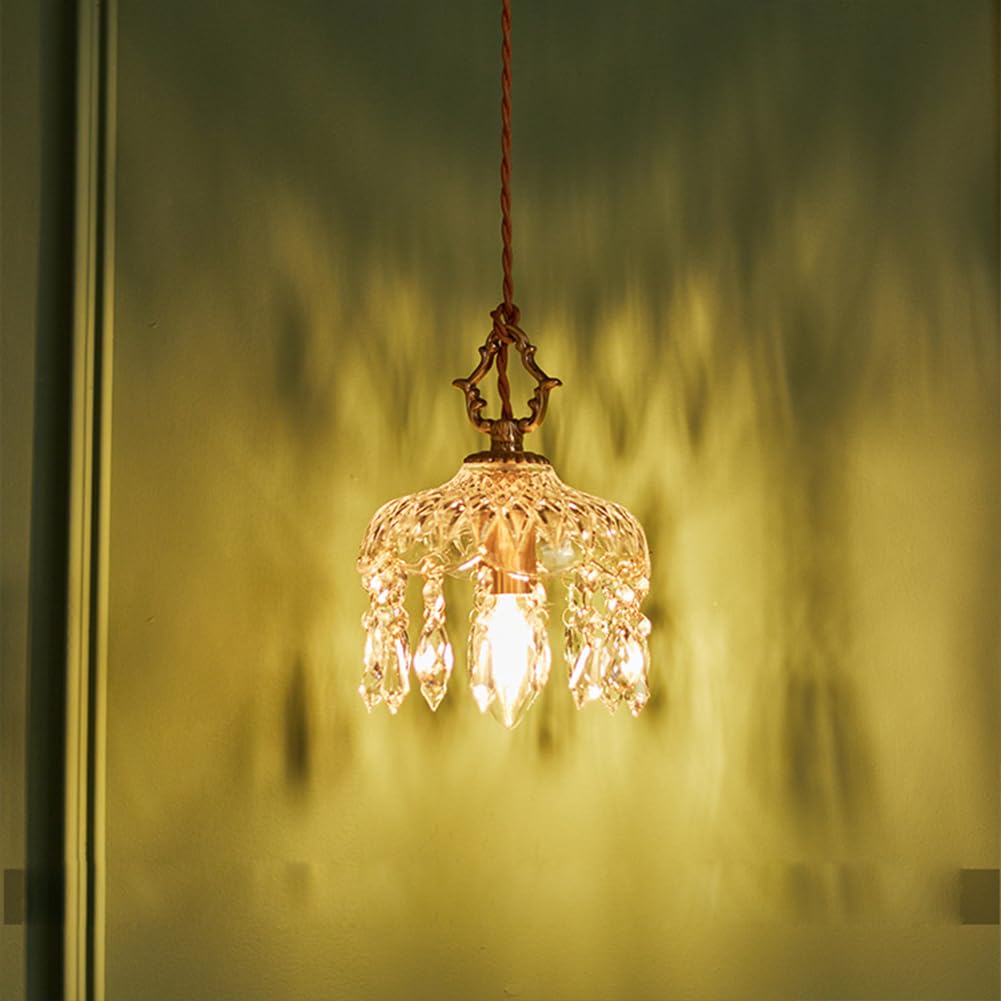 Générique 10W LED Wandleuchte Innen 3000K Warmweiß Modern Kristall Wandleuchte Dekorative für Wohnzimmer Schlafzimmer Flur Treppen