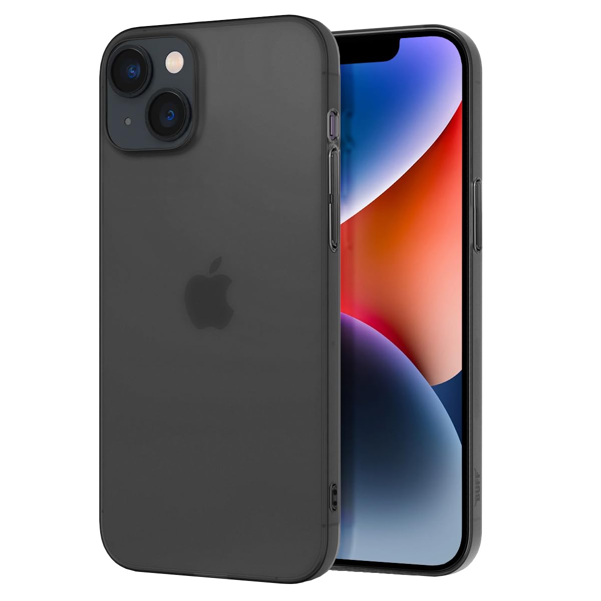 BUFF LABS iPhone 14 Slimfy İnce Saydam Kılıf (Siyah)