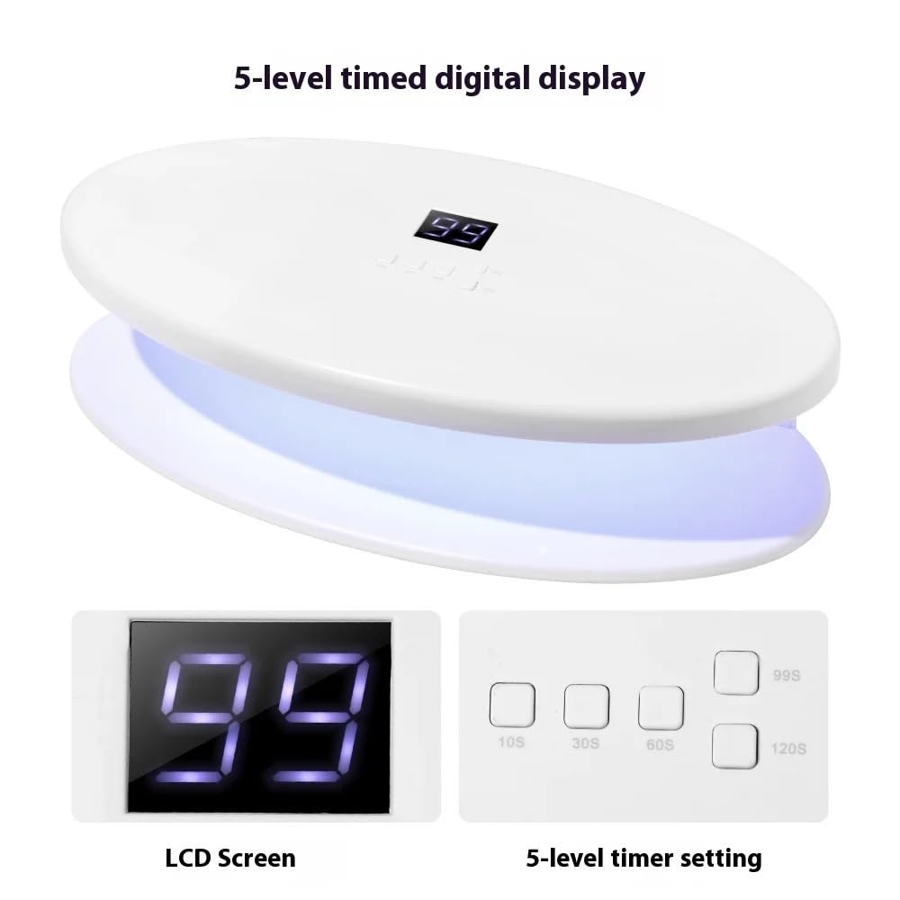 Lampa do paznokci UV LED o mocy 256 W, suszarka żeli zdobienia 96 diodami, profesjonalne narzędzia manicure i pedicure szybkim utwardzaniu użytku domowego Praktyczny