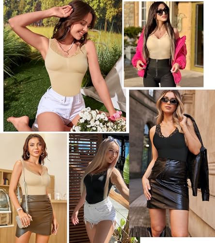 Image of Compression Tank Tops Shapewear For Women Slimming Camisole Tummy Control Tube Tops Body Shaper