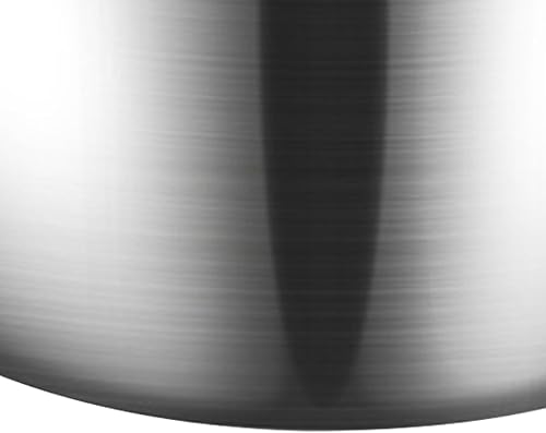 Miniatura 8 de HERCHR Cuencos para mezclar de acero inoxidable, cuencos de metal para anidar, tazón grande de acero inoxidable para servir, mezclar, hornear (11.0