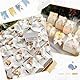 BOFUNX 60 Stücke Satinschleifen Selbstklebend Satinband Schleifen Klein Schleifen Deko Geschenkschleife für DIY Handwerk Karte Geschenkverpackung Taufedeko Hochzeitsdeko