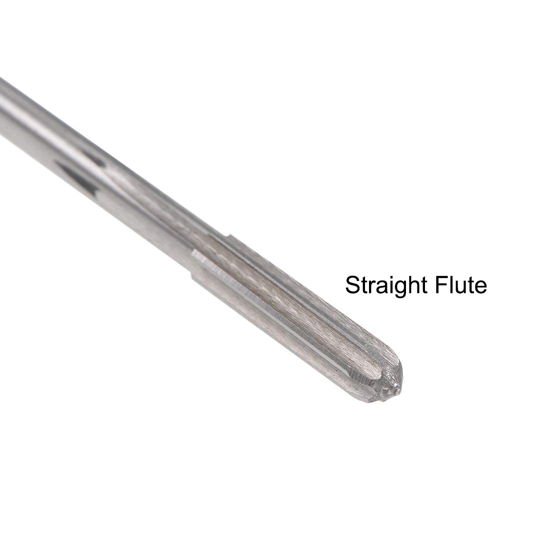 Outil Fraisage Acier Inox Alliage Alésoir HSS Cobalt M35 6,3 Mm – 6 Cannelures Droites, Tige Ronde 6 Mm, Précision D4