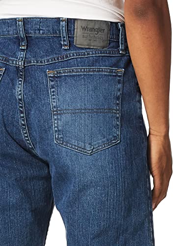 Wrangler Authentics Men's Classic 5-Pocket Regular Fit Jean, Blue Ocean Flex, 36W X 32L #TOP1