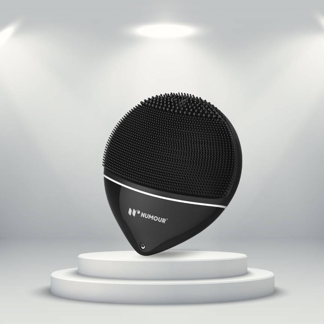 Numour O.G. Smart Electric Face Cleanser | Advanced 5-Speed Smart Memory & Sonic Pulsation Technology | Deep Cleansing, Gentle Exfoliation, Skin Brightening, Pore Minimizing | Dermatologist Approved | Silicone Face Scrubber for Men & Women