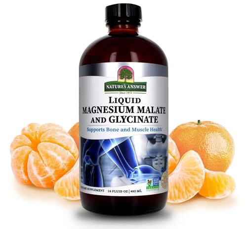 Image of Natural's Answer Liquid Magnesium Malate & Glycinate, Non-GMO, Alcohol-Free, 480 ml