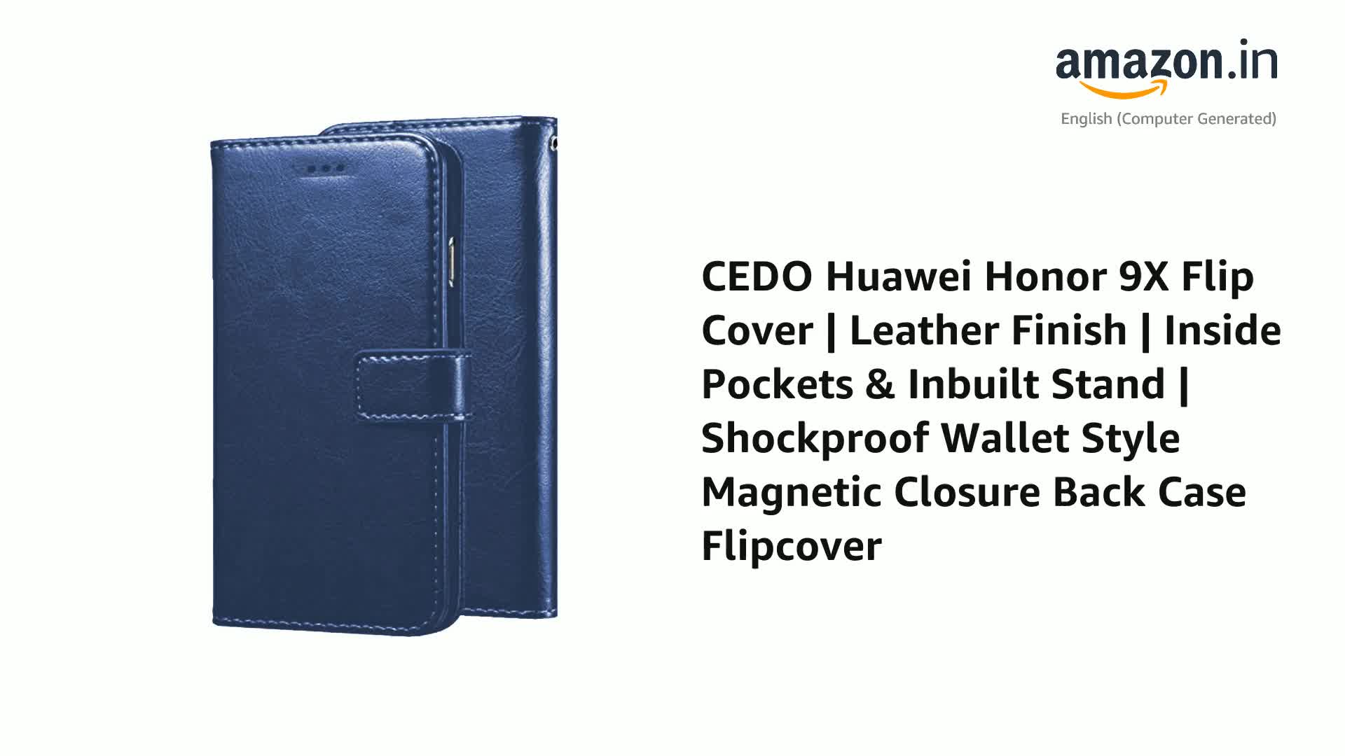 Compatible with Huawei Honor 9X Case Lucky Embossed Flower Shockproof