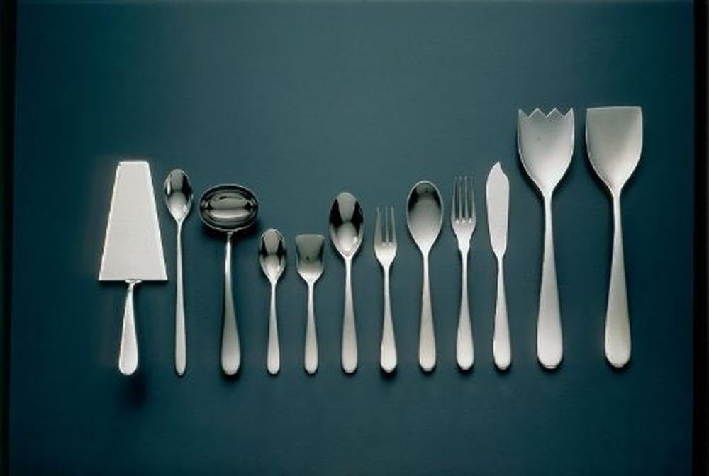 Alessi 5180/15 Nuovo Milano Pelle à Tarte en Acier Inoxydable 18/10 Brillant, Argent