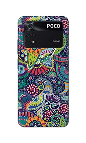Image of Printed Hard Back Cover Case for Mi Poco M4 Pro 4G Back Cover (Miraculous Patterns) -1803