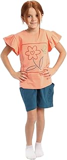 طقم فوكاس للبنات من نيو كوتون - Pj40319 - برتقالي باستيل