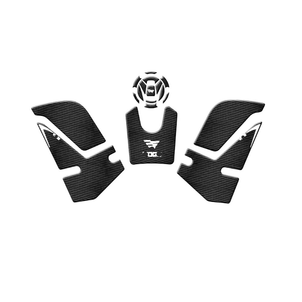 Motorcycle Fuel Tank Cap Sticker Motorcycle Sticker Gas Fuel Tank Side Decal Protector Traction Pad Cover for LONCIN for VOGE 500DS 525DS