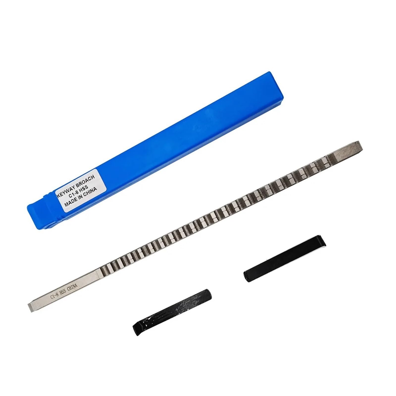 HSS-Nut-Räumnadel 8 mm C-Push-Typ metrische Größe Schnellarbeitsstahl CNC-Fräser