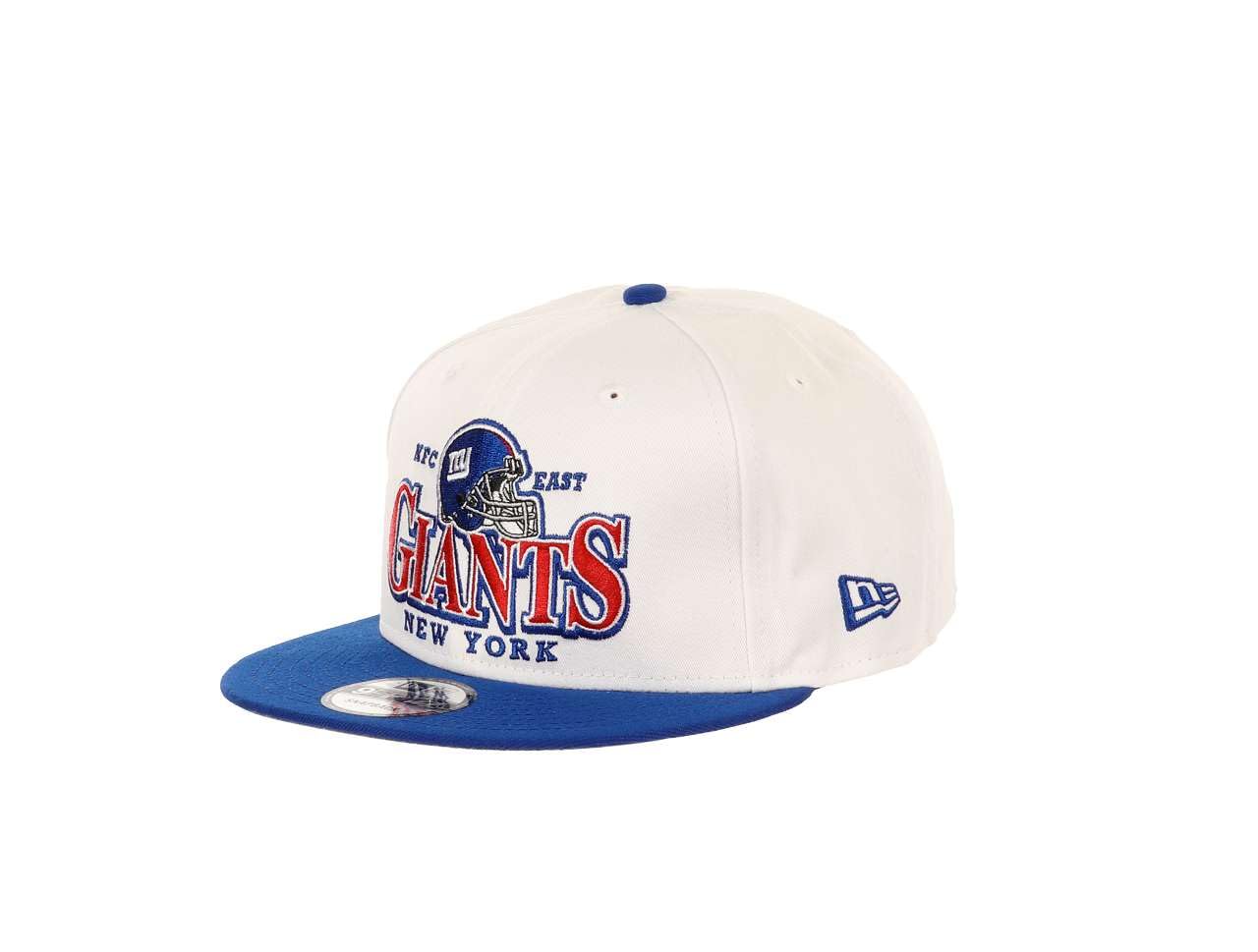 New Era Unisex 950-Giants-White#33254 New York Giants Nfl Helmet White Original Teamcolour Blue 9Fifty Snapback Cap