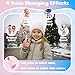 Video Walkie Talkies for Kids, 2 Pack Rechargeable Walkie Talkies with Screen, Indoor Outdoor Toy for 3 4 5 6 7 8 9 10 Year Old Girl, Christmas Birthday Gifts for Girls Age 3-12 (Pink)