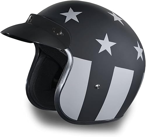 Miniatura 1 de Daytona Helmets DOT Casco tipo 34, para motocicleta Cruiser, con leyenda Flying Aces.