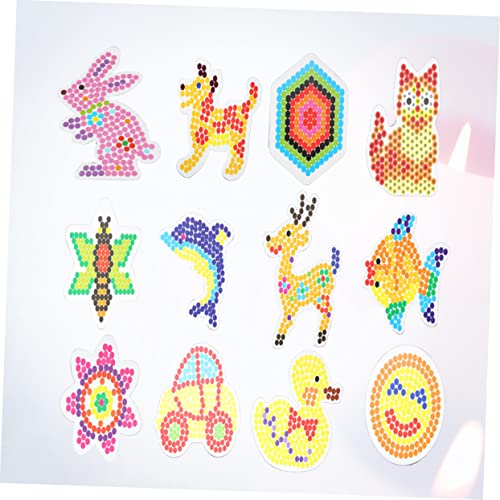 TOYANDONA 12 Unidades pegboard de contas de fusível painel perfurado placas de fusíveis galo ferrame