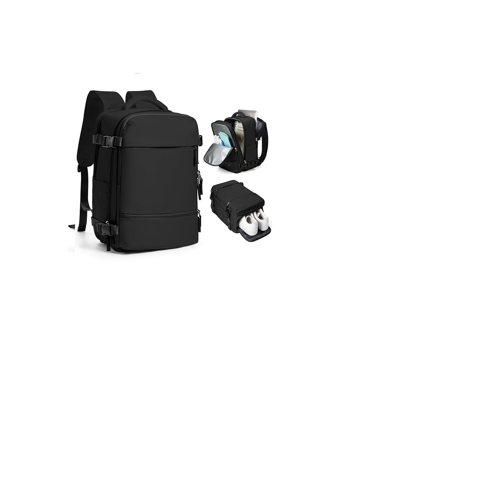SZLX Mochila al Vacio con Bomba Equipaje de Mano 40x30x20 Ryanair Vueling Wizzair Easyjet Mochila Viaje Cabina Avion 40x20x25 Ryanair Mujer Mochila de transporte Impermeable para Computadora Portátil — view 49