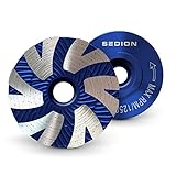 SEDION ® Diamantschleiftopf Ø 50mm x M14 - zum schnellen Fliesenkleber entfernen - Diamantschleifscheibe - Sedion Premium Qualität - Kompatibel mit Bosch, Makita u.v.m. Winkelschleifer Flex Ø 50 mm