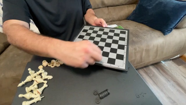 QuadPro 3-in-1 Magnetic Chess, Checkers & Backgammon Set – 12.5 Inch Folding Board Travel Games | Portable Family Board Game - View #7