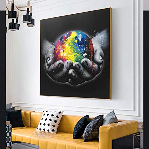 Affiche moderne mur art imprimé pour créer un salon chaleureux et design