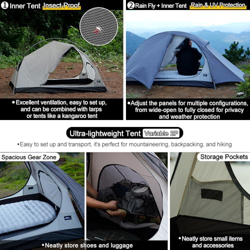 Carpa Ligera Soomloom para 2 Personas miniatura 5