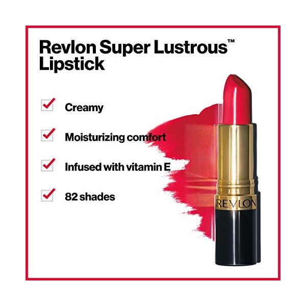 Revlon-Super-Lustrous-Lipstick-High-Impact-Lipcolor-with-Moisturizing-Creamy-Formula-Infused-with-Vitamin-E-and-Avocado-Oil-in-Plum-Berry-Pearl-Iced-Amethyst-625 Revlon Super Lustrous Lipstick, High Impact Lipcolor with Moisturizing Creamy Formula, Infused with Vitamin E and Avocado Oil in Berries, Iced Amethyst (625) 0.15 oz