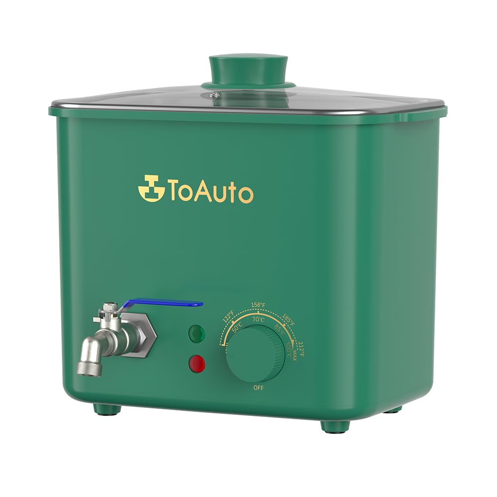 TOAUTO Wachsschmelzer 4 Quarts Grün für Kerzenherstellung