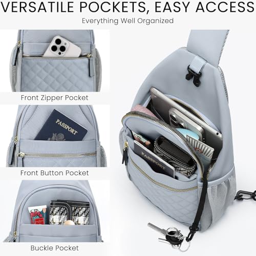 Image of Vankor Small Crossbody Purses Bags for Women Men Travel, Chest Sling Bag Women Casual Cross Body Bag for Woman Sling Backpack