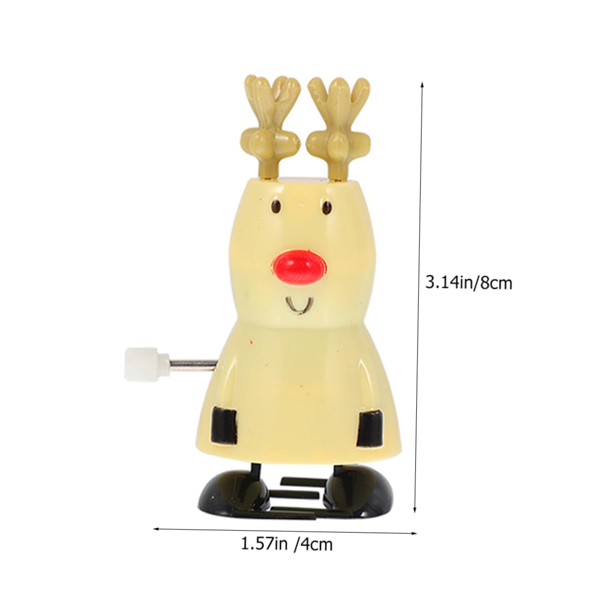 ibasenice 3Pcs Wind Up Santa Claus for Adorable Plastic Christmas Playthings Fun Holiday Decor Engaging Christmas Safe and Comfortable Design