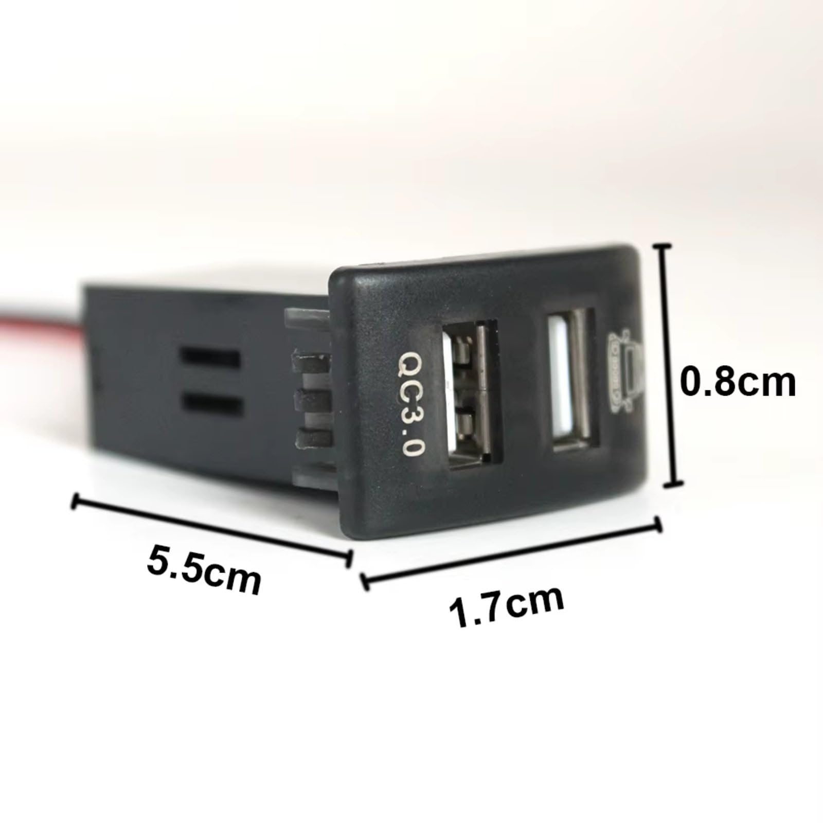 Console Centrale Porta USB Compatibile Con Suzuki Per Jimny Presa Adattatore Ricarica Telefono Auto Dual QC3.0 Presa Caricabatterie Porta USB