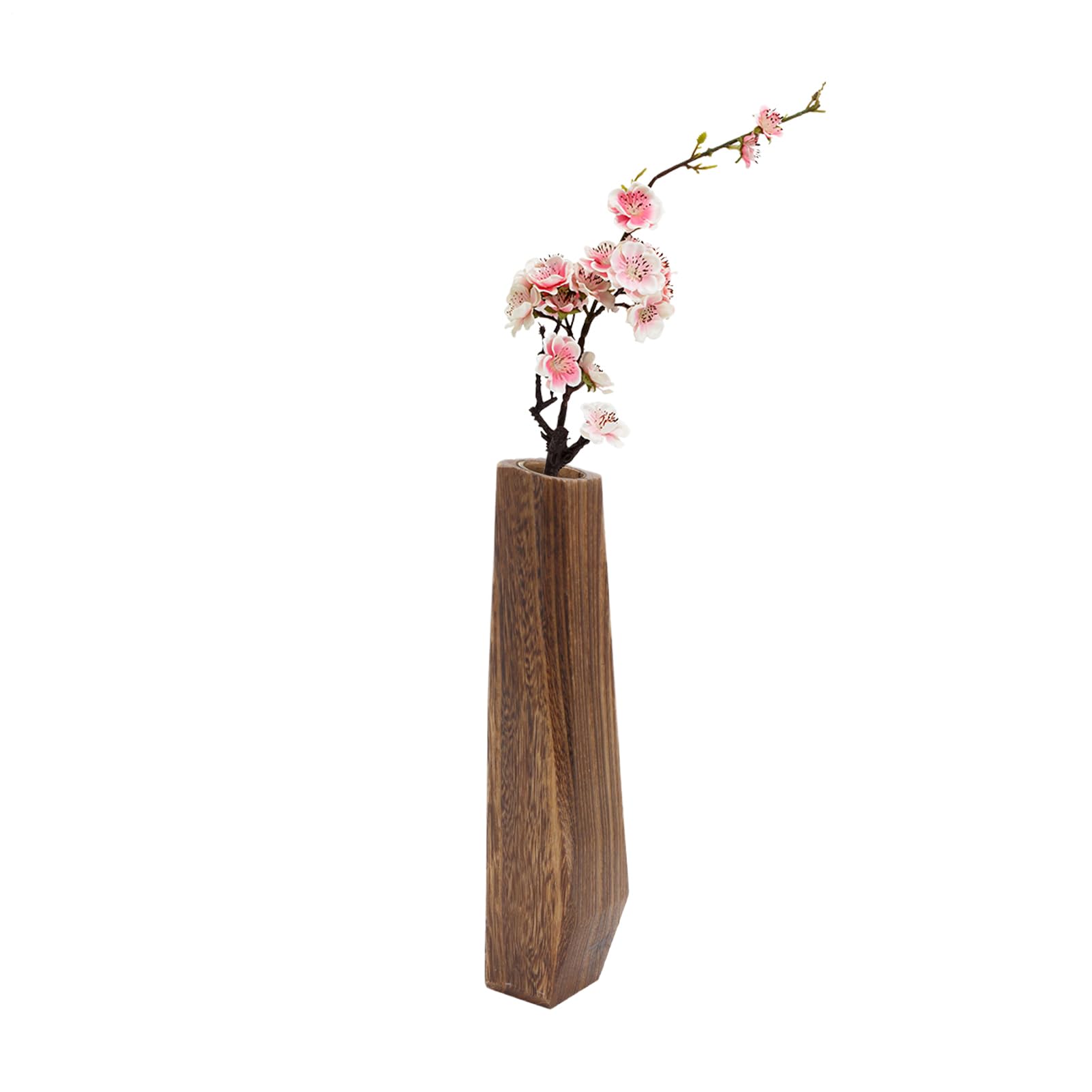 Vase en bois décoratif pour ornement de table et salon moderne