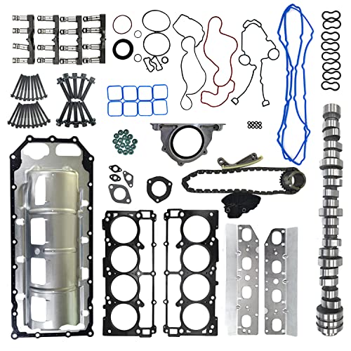 Ballmers 53021726Ae 53022372Aa Mds Kit Fits Ram 1500 2009-2015 5.7L Hemi Ohv Camshaft Lifters Mds Gaskets Timing Chain Kit Part# 53022263Af 53022243Af 53021622Bh #TOP21