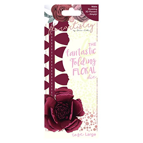 Florartistry Folding Die-Shabby Rose (Large), Metal, Brown