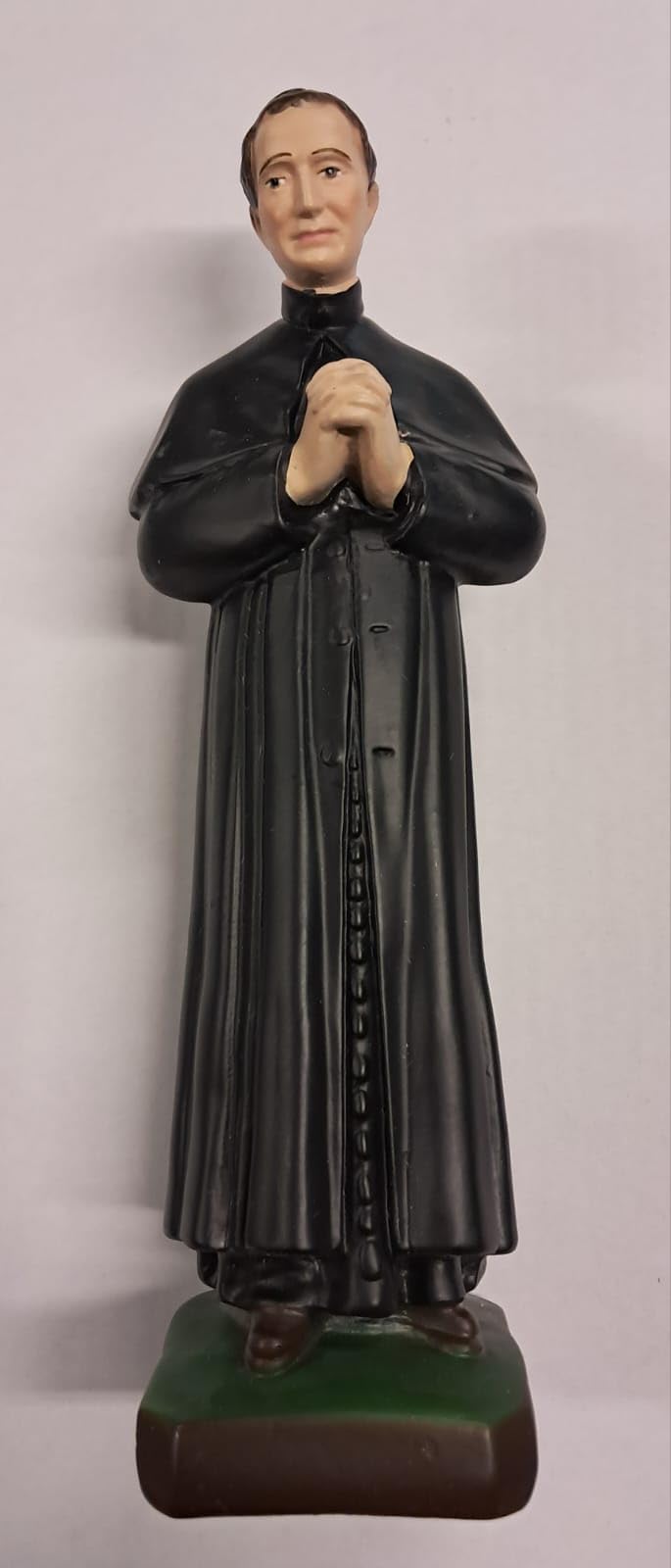 Generico ArteSacraCaravaggio Statua Statua di San Giovanni Bosco cm 30 (11,81 inches) in marmo resina decorata a mano di produzione artigianale italiana