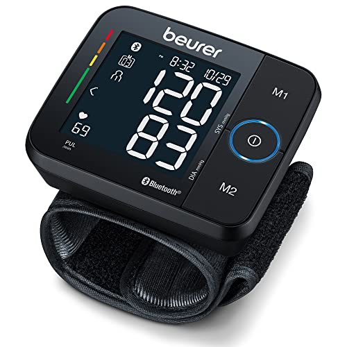 Beurer BC54 Wrist Blood Pressure Monitor with Bluetooth, Irregular