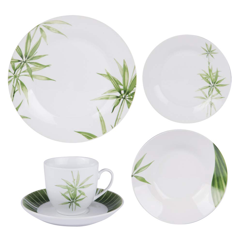 TREND'UP - SERVICE 30 PIECES PORCELAINE BAMBOU
