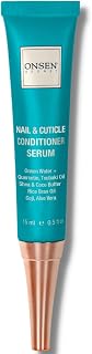 Onsen Nail & Cuticle Cream: Japanese Tsubaki, Jojoba, Lavender Oil & Shea Butter - Strengthens Weak Nails, Softens Cuticles, Fast-Absorbing 15ml Serum