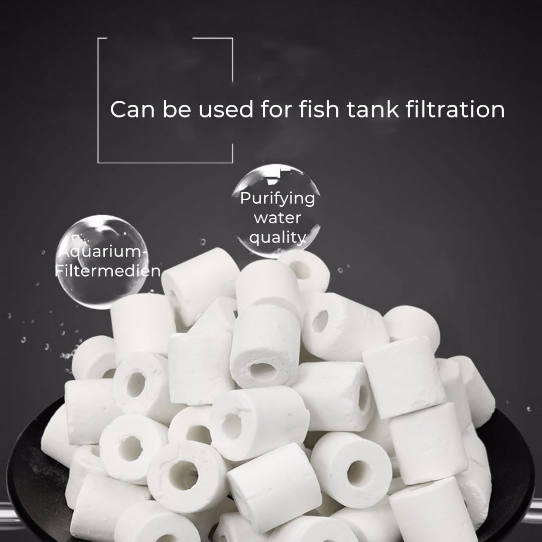 Filtro Acquario 20 In 1 - Anelli Ceramica, Sfere Biologiche, Carbone Attivo, Per Acquari E Laghetti, 500g - Foto 4